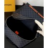 Louis Vuitton Damier Cobalt Race Discovery Backpack PM N40157 Black