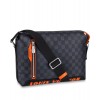 Louis Vuitton Damier Cobalt Race Discovery Messenger PM N40159 Black