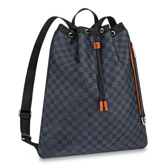 Louis Vuitton Drawstring Backpack N40170 Black