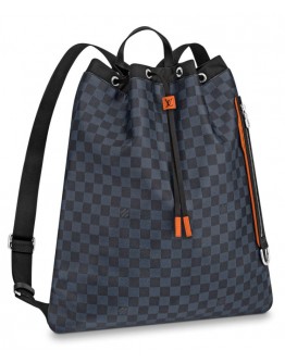 Louis Vuitton Drawstring Backpack N40170 Black
