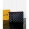 Louis Vuitton Damier Cobalt Race Pochette Voyage MM N60241 Black