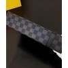 Louis Vuitton Damier Cobalt Race Pochette Voyage MM N60241 Black