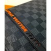 Louis Vuitton Damier Cobalt Race Pochette Voyage MM N60241 Black