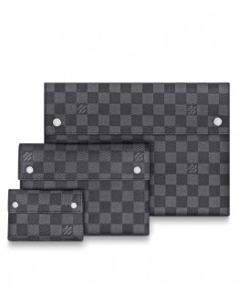Louis Vuitton Alpha Triple Pouches N60255 Black