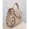 Louis Vuitton Croisette Damier Azur Canvas Bag White M41581