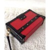 Louis Vuitton Monogram Petite Malle Tags M50013 Red