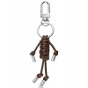 Louis Vuitton Mr Louis bag charm and key holder N62883 Brown