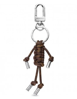 Louis Vuitton Mr Louis bag charm and key holder N62883 Brown
