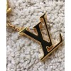 Louis Vuitton Fleur de Monogram Bag Charm M67119 Black