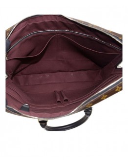 Louis Vuitton Monogram Porte-Documents Voyage M40225 Brown