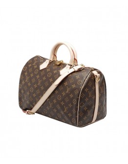 Louis Vuitton monogram speedy M40391 Brown