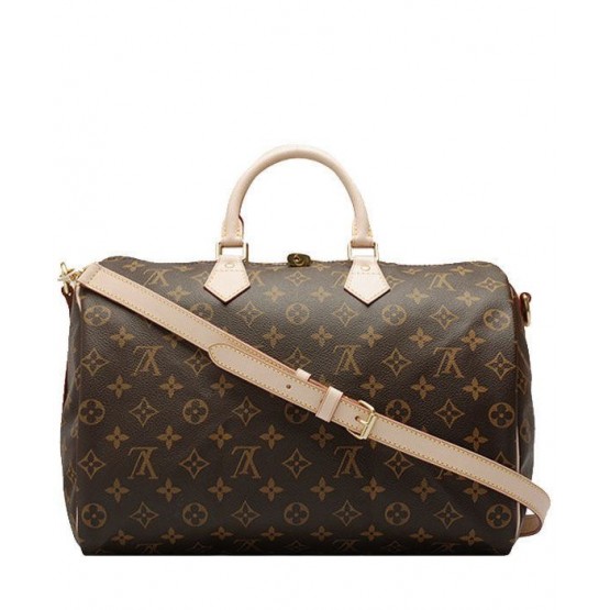 Louis Vuitton monogram speedy M40393 Brown