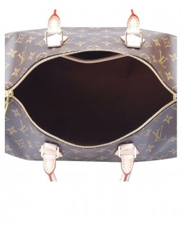 Louis Vuitton monogram speedy M40393 Brown