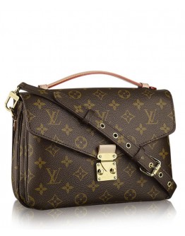 Louis Vuitton Monogram Pochette Metis M40780 Brown