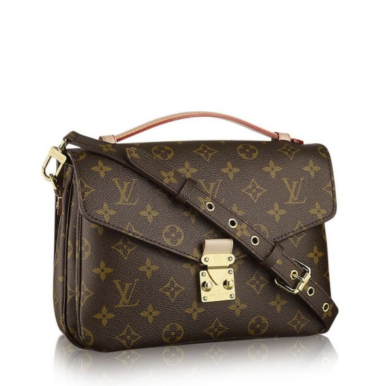 Louis Vuitton Monogram Pochette Metis M40780 Brown