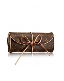 Louis Vuitton Folding Jewellery Case M47837 Brown