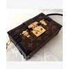 Louis Vuitton Monogram Petite Malle w Tags M50013 Brown