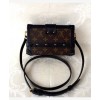 Louis Vuitton Monogram Petite Malle w Tags M50013 Brown