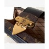 Louis Vuitton Monogram Petite Malle w Tags M50013 Brown