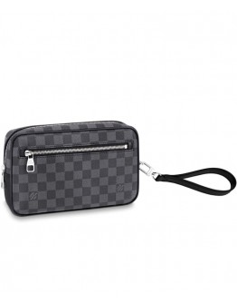 Louis Vuitton Kasai Clutch N41664 Black