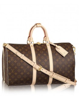 Louis Vuitton Monogram Keepall M41417 Brown