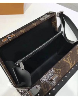 Louis Vuitton Men Box Bag Shoulder Body Bag M44157 Brown