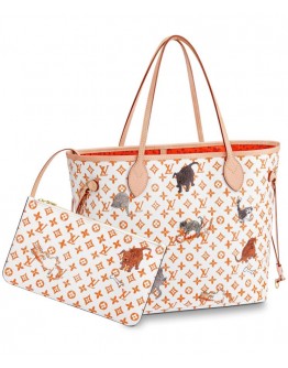 Louis Vuitton Neverfull MM M44441 White