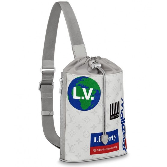 Louis Vuitton Chalk Sling Bag M44625 M44629