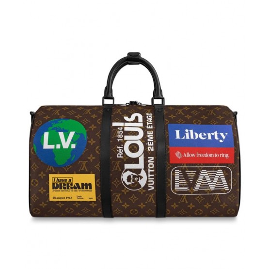 Louis Vuitton Keepall Bandouliere 50 M44642 Brown