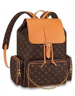 Louis Vuitton Backpack Trio M44658 Brown