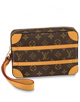 Louis Vuitton Soft Trunk Pouch M44779 Brown