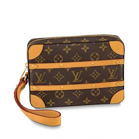 Louis Vuitton Soft Trunk Pouch M44779 Brown