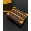 Louis Vuitton Soft Trunk Pouch M44779 Brown
