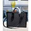 Louis Vuitton Soft Trunk Briefcase M44952 Black