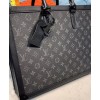 Louis Vuitton Soft Trunk Briefcase M44952 Black