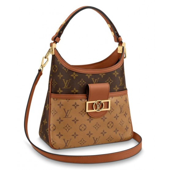Louis Vuitton Hobo Dauphine PM M45194 Brown