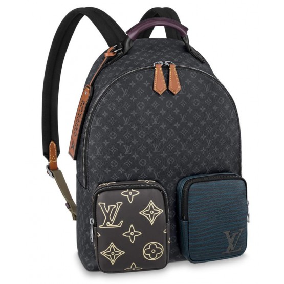 Louis Vuitton Backpack Multipocket M45455 Black