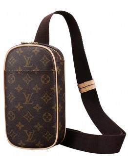 Louis Vuitton Pochette Gange Monogram Canvas M51870 Brown