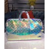 Louis Vuitton Keepall Bandouliere 50 M53271 White