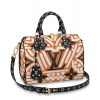 Louis Vuitton LV Crafty Speedy Bandouliere 25 M56588 Light Coffee