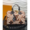 Louis Vuitton LV Crafty Speedy Bandouliere 25 M56588 Light Coffee