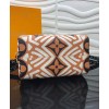 Louis Vuitton LV Crafty Speedy Bandouliere 25 M56588 Light Coffee
