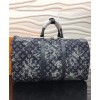 Louis Vuitton Keepall Bandouliere 50 M57285 Dark Blue