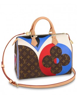 Louis Vuitton Game On Speedy Bandouliere 30 Brown