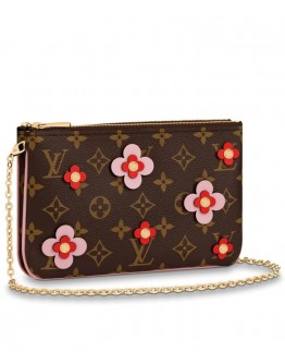 Louis Vuitton Pochette Double Zip M63905 Red