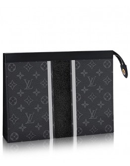 Louis Vuitton Pochette Voyage MM M64440 Black