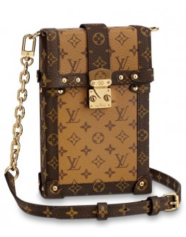 Louis Vuitton Pochette Trunk Verticale M67873 Apricot
