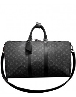 Louis Vuitton Keepall Bandouliere 50 M40603 Black