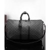 Louis Vuitton Keepall Bandouliere 55 M40605 Black