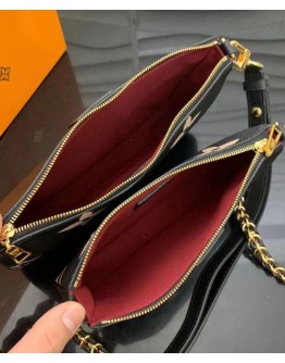 Louis Vuitton Multi Pochette Aessoires M45777 Black